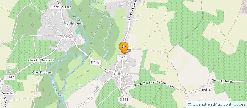 localisation de l'entreprise SCI BOUCHET  GIMEUX