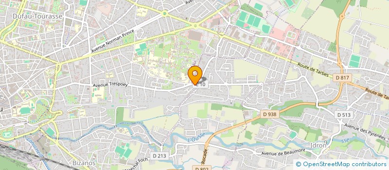 localisation de l'entreprise SCI BOUCHET à PAU