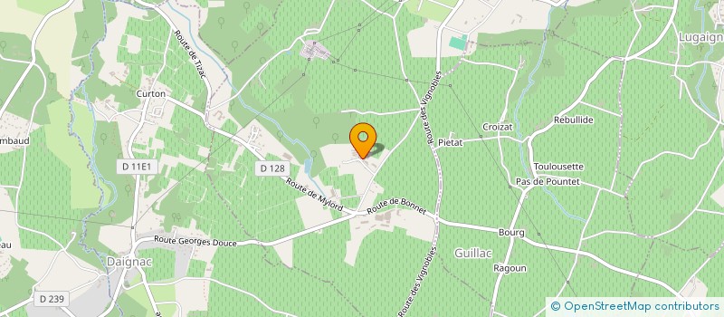 localisation de l'entreprise SCI BOUCHET  GREZILLAC