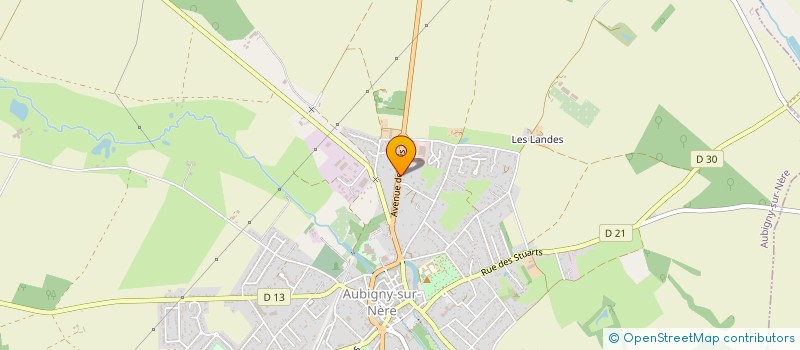 localisation de l'entreprise SCI BOUCHET CARLIER  AUBIGNY-SUR-NERE