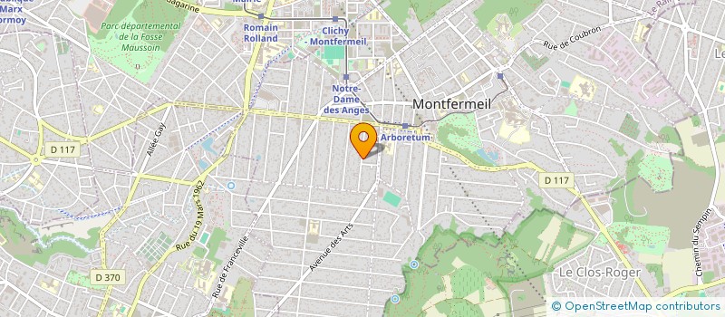 localisation de l'entreprise SCI BOUCHFAR à MONTFERMEIL