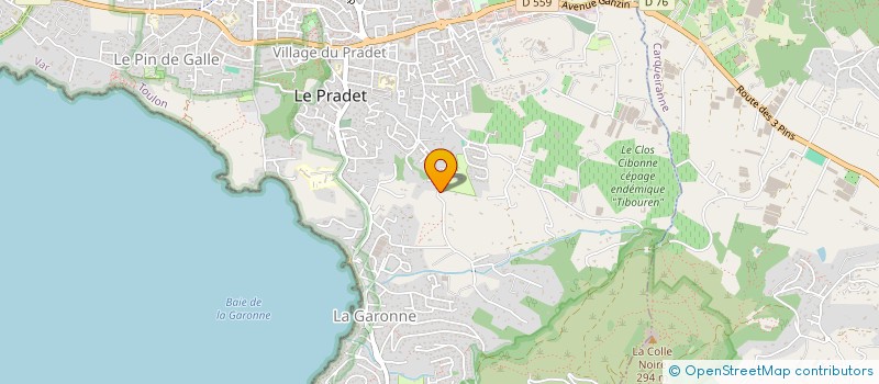 localisation de l'entreprise SCI BOUCHIAT IMMOBILIER  LE PRADET