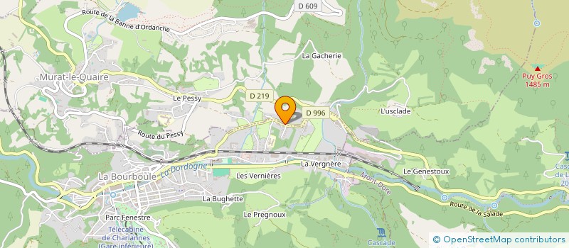 localisation de l'entreprise SCI BOUCHON  LA BOURBOULE