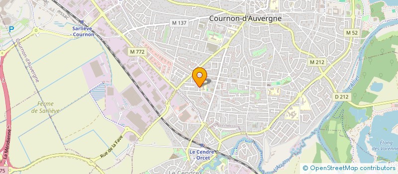 localisation de l'entreprise SCI BOUCHON  COURNON-D'AUVERGNE