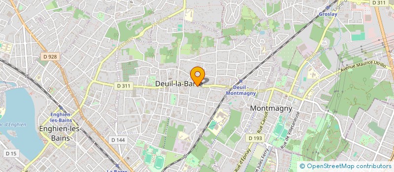 localisation de l'entreprise SCI BOUCHON  DEUIL-LA-BARRE