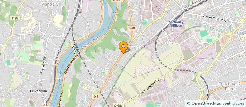 localisation de l'entreprise SCI BOUCHOO  CALUIRE-ET-CUIRE