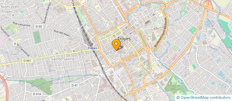 localisation de l'entreprise SCI BOUCHOR à TROYES