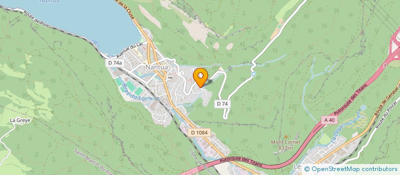 localisation de l'entreprise SCI BOUCLE DU CLOSET à NANTUA
