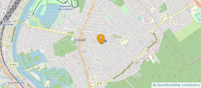 localisation de l'entreprise SCI BOUCLE GAMMA à DRAVEIL