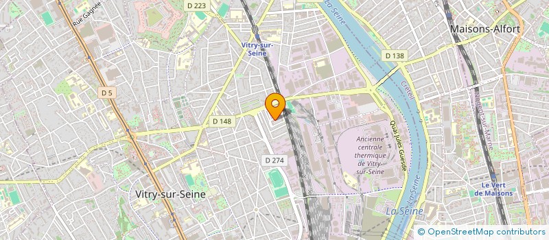 localisation de l'entreprise SCI BOUCLES D'OR  CHAMPIGNY-SUR-MARNE