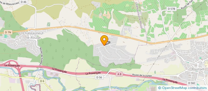 localisation de l'entreprise SCI BOUCLI  CHATEAUNEUF-LE-ROUGE