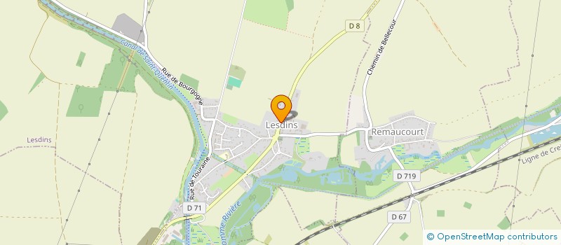 localisation de l'entreprise SCI BOUCLY  LESDINS