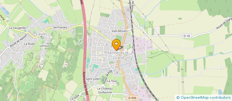 localisation de l'entreprise SCI  BOUCON IMMOBILIER  SENNECEY-LE-GRAND