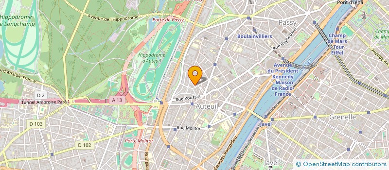 localisation de l'entreprise SCI BOUCONVILLERS PARADIS  PARIS