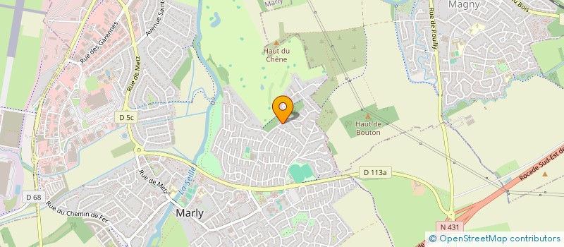 localisation de l'entreprise SCI BOUCTON  MARLY