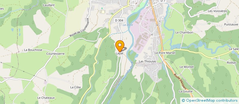localisation de l'entreprise SCI BOUDAL FLORIAN à COURPIERE