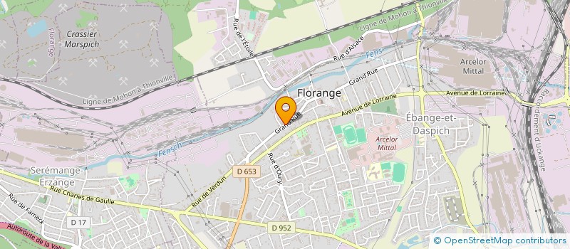 localisation de l'entreprise SCI BOUDELIOU  FLORANGE