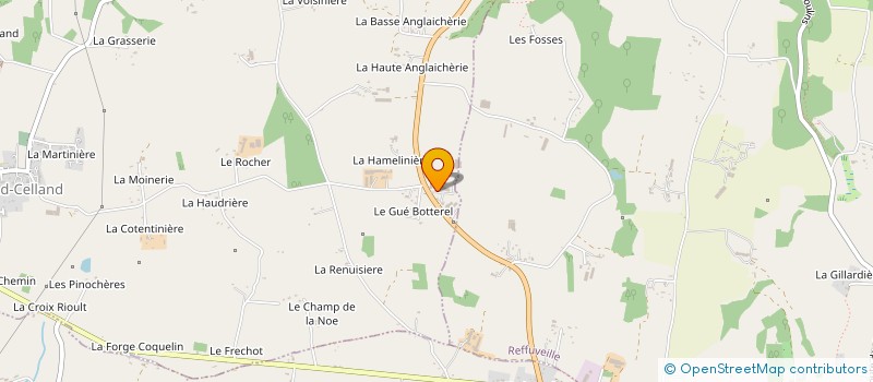 localisation de l'entreprise SCI BOUDET  LE GRAND-CELLAND