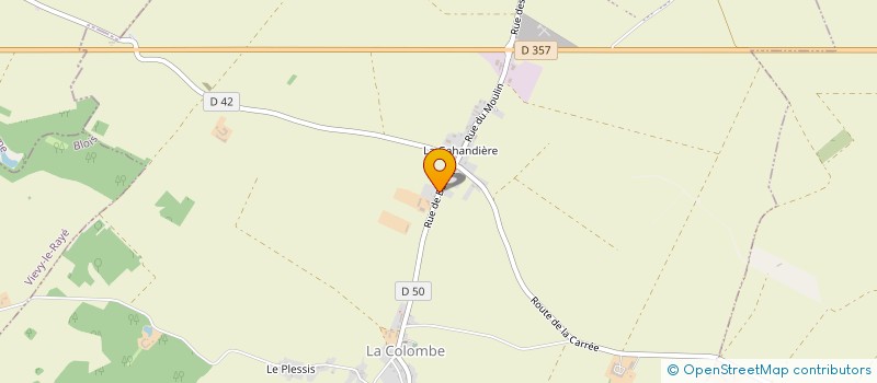 localisation de l'entreprise SCI BOUDET  BEAUCE LA ROMAINE