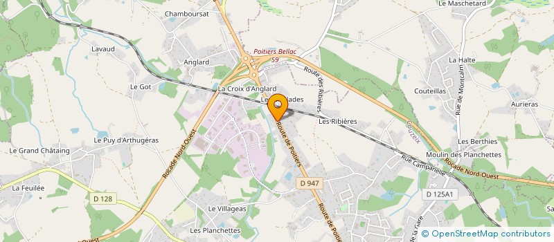 localisation de l'entreprise SCI BOUDET CHEYPPE à COUZEIX