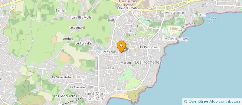 localisation de l'entreprise SCI BOUDET-DUGAST  SAINT-NAZAIRE