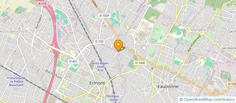 localisation de l'entreprise SCI BOUDIER BUTIN à EAUBONNE