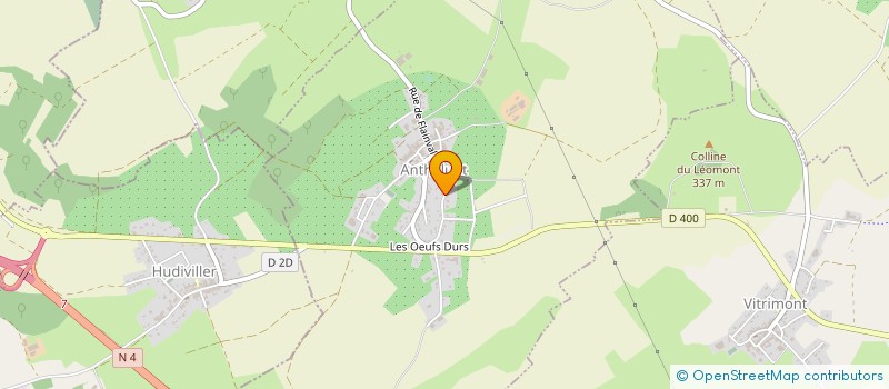 localisation de l'entreprise SCI BOUDIERE  ANTHELUPT