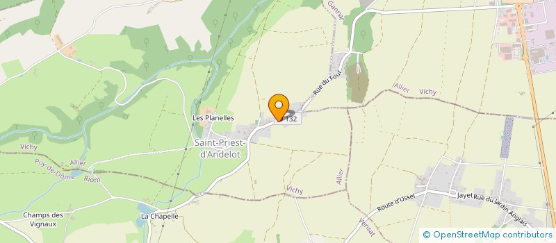 localisation de l'entreprise SCI BOUDIEUX  SAINT-PRIEST-D'ANDELOT