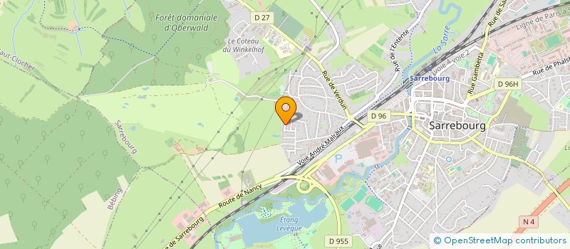 localisation de l'entreprise SCI BOUDINET-GOETZ à SARREBOURG