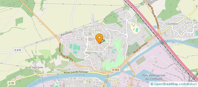 localisation de l'entreprise SCI BOUDJENANA à MONTEREAU-FAULT-YONNE