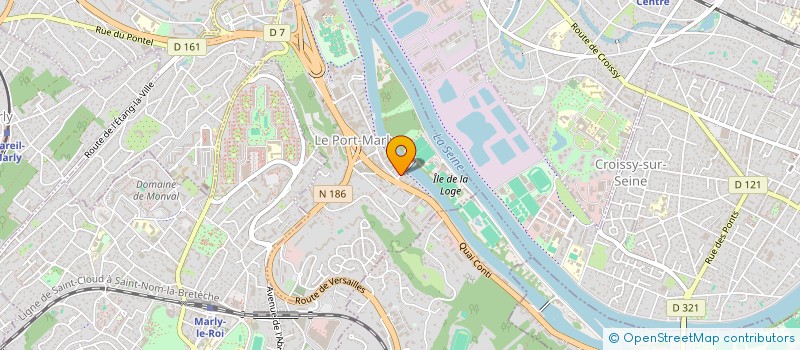 localisation de l'entreprise SCI BOUDMUR  LE PORT-MARLY