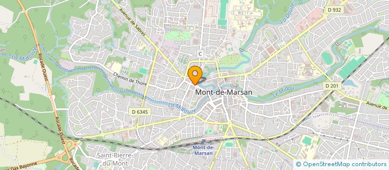 localisation de l'entreprise SCI BOUDON à MONT-DE-MARSAN