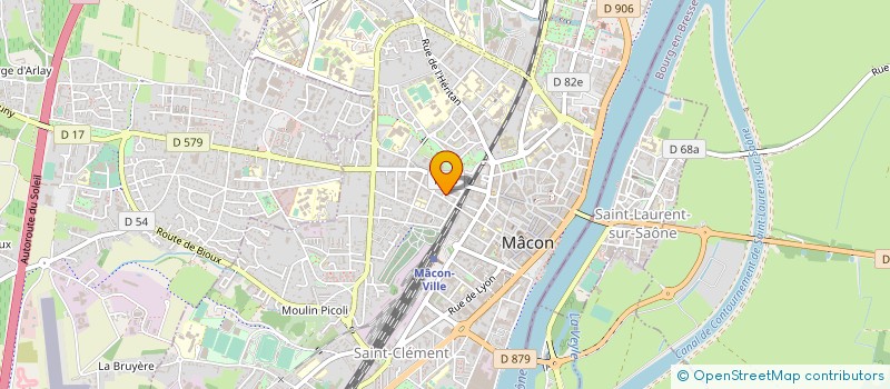 localisation de l'entreprise SCI BOUDON FRERES  MACON