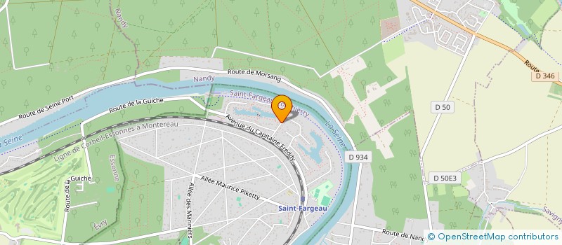 localisation de l'entreprise SCI BOUDON MARTIN  SAINT-FARGEAU-PONTHIERRY