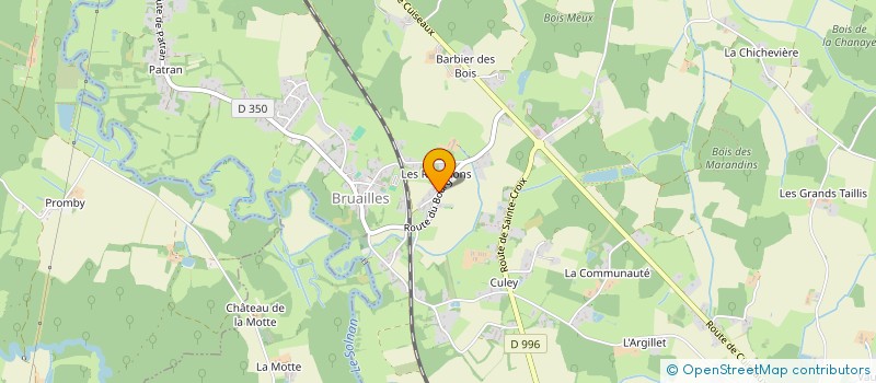 localisation de l'entreprise SCI BOUDOT  BRUAILLES