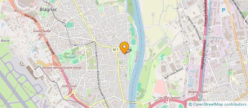 localisation de l'entreprise SCI BOUDOU-WARY  BLAGNAC