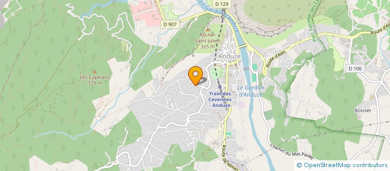 localisation de l'entreprise SCI BOUDOURIC  BOISSET-ET-GAUJAC