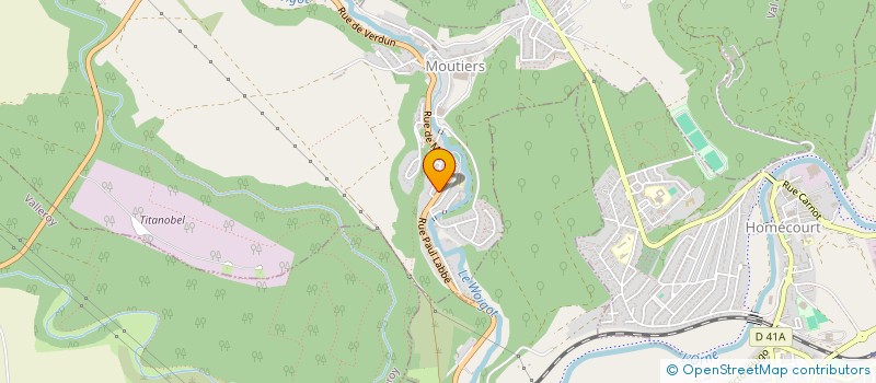 localisation de l'entreprise SCI BOUDRA  MOUTIERS