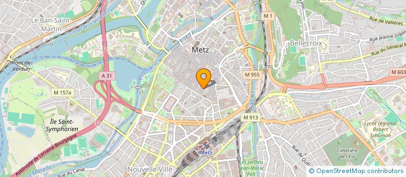 localisation de l'entreprise SCI BOUDRINE  METZ