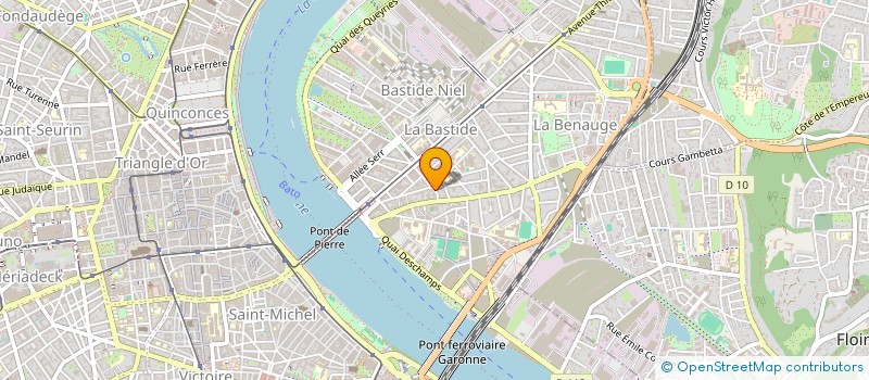 localisation de l'entreprise SCI BOUDY IMMOBILIER  BORDEAUX