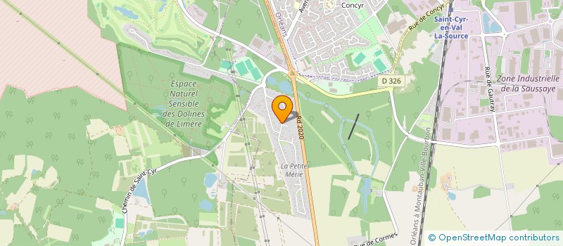 localisation de l'entreprise SCI BOUDY PARTICIPATION à SAINT-CYR-EN-VAL