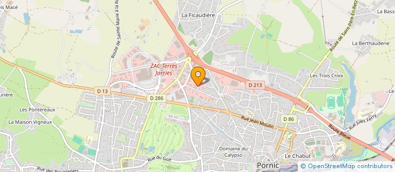 localisation de l'entreprise SCI BOUE  PORNIC