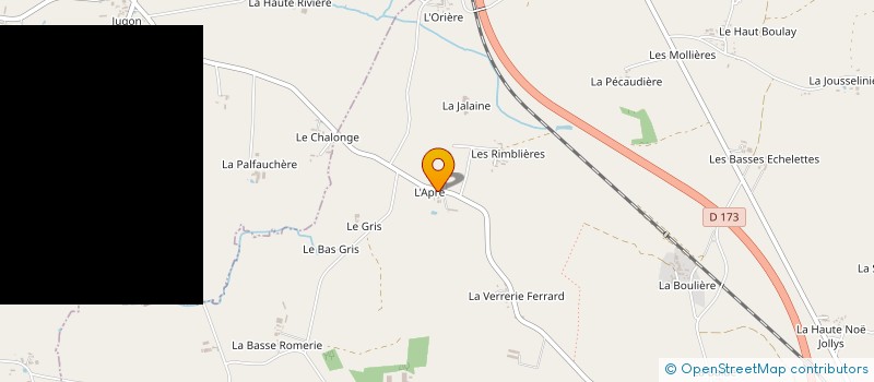 localisation de l'entreprise SCI BOUE YOANN  MARTIGNE-FERCHAUD