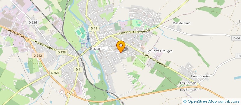 localisation de l'entreprise SCI BOUERE DEROULEDE à BUZANCAIS