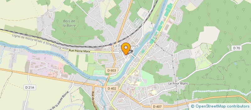 localisation de l'entreprise SCI BOUET DOROTHE  LA FERTE-SOUS-JOUARRE