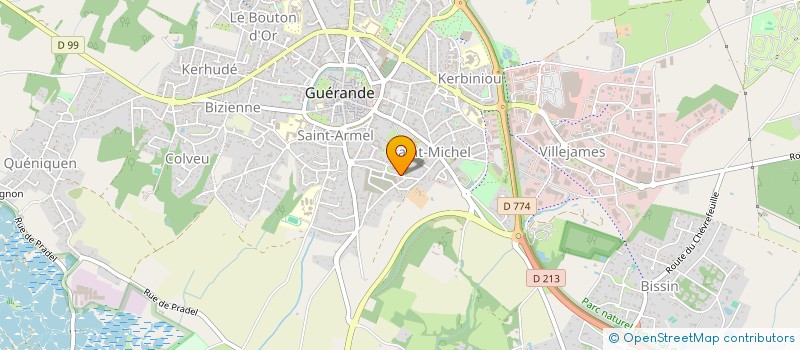 localisation de l'entreprise SCI BOUEXIERE  GUERANDE