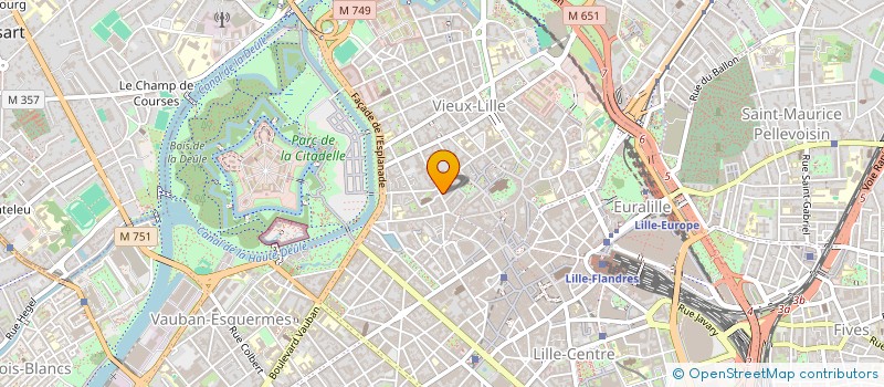 localisation de l'entreprise SCI BOUFFLERS à LILLE