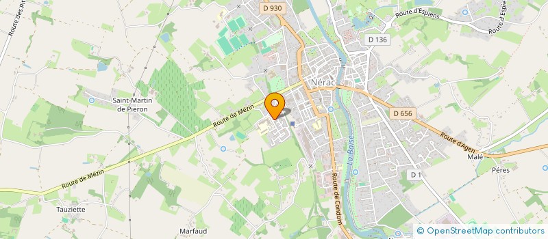 localisation de l'entreprise SCI BOUFFLERS  NERAC