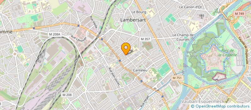 localisation de l'entreprise SCI BOUFFLERS AMPERE à LAMBERSART