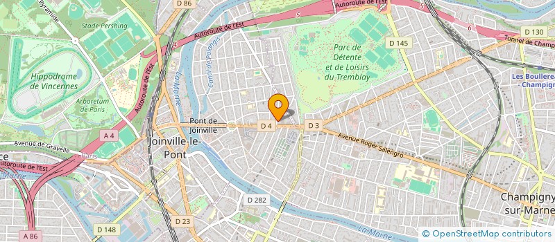 localisation de l'entreprise SCI BOUFRI à JOINVILLE-LE-PONT